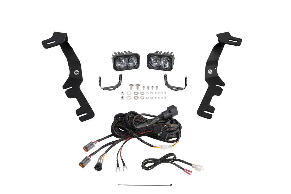 Diode Dynamics Stage Series Ditch Light Kit For 2019 2024 Ram C2 2.0 Sport White Combo/Driving - DD7595