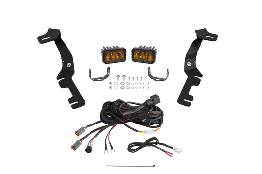 Diode Dynamics Stage Series Ditch Light Kit For 2019 2024 Ram  C2 2.0 Sport Yellow Combo - DD7596