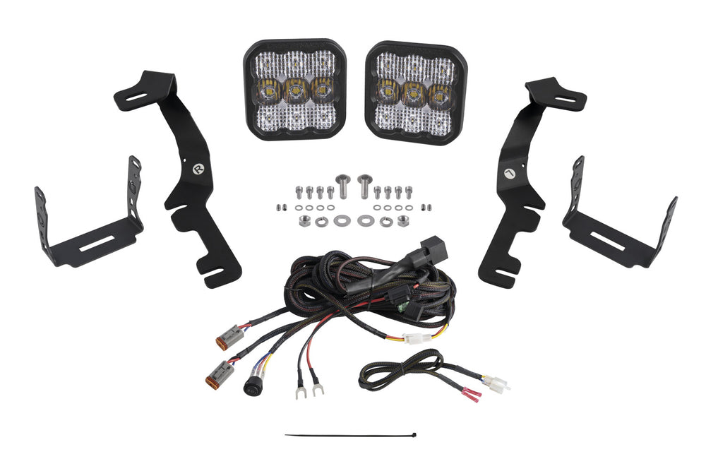 Diode Dynamics Stage Series Ditch Light Kit For 2019 2024 Ram  Ss5 Sport White Combo - DD7603