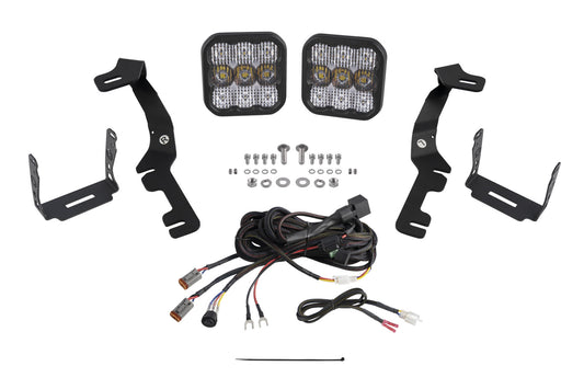 Diode Dynamics Stage Series Ditch Light Kit For 2019 2024 Ram  Ss5 Sport White Combo - DD7603