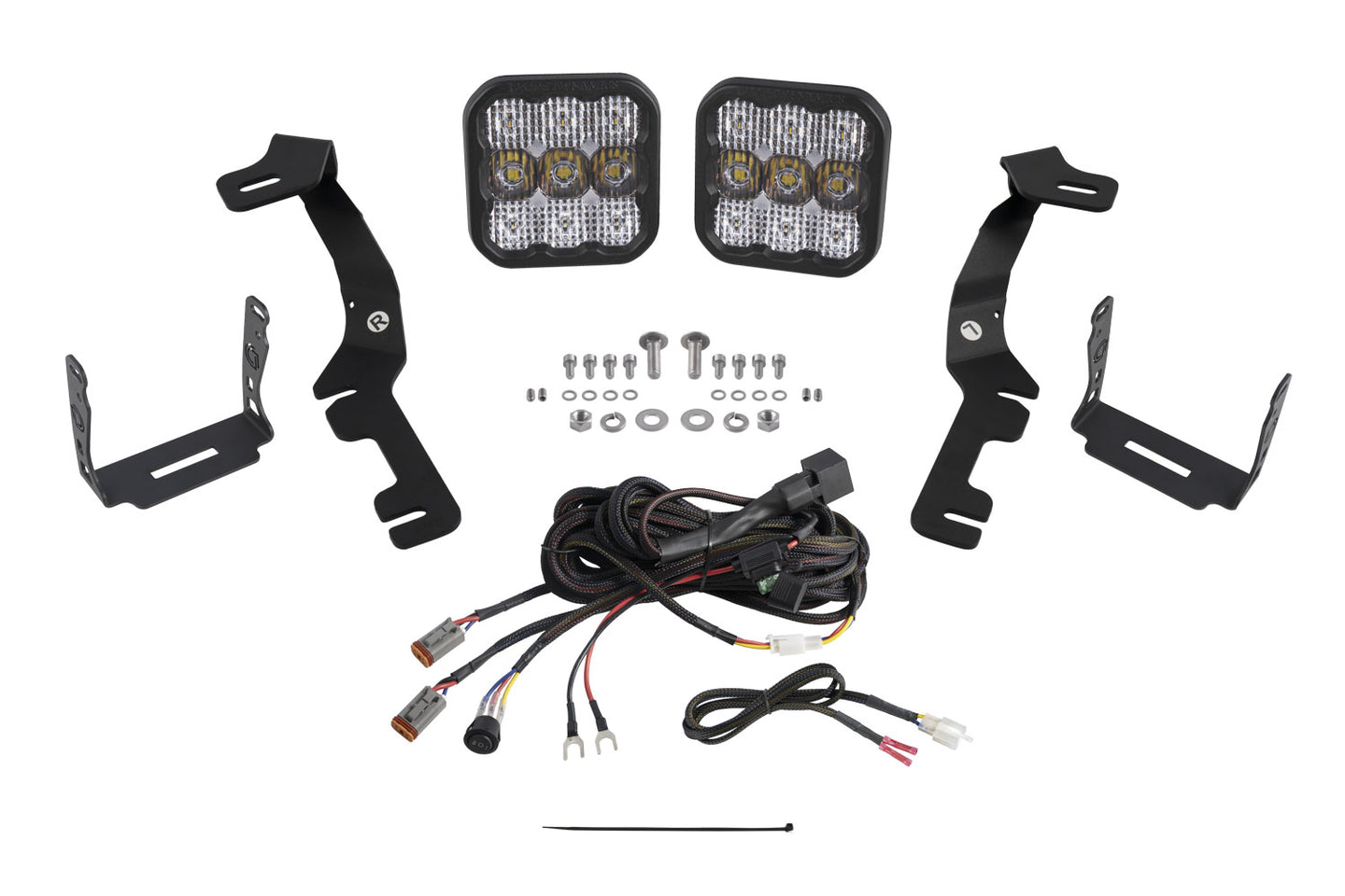 Diode Dynamics Stage Series Ditch Light Kit For 2019 2024 Ram  Ss5 Pro White Combo - DD7605