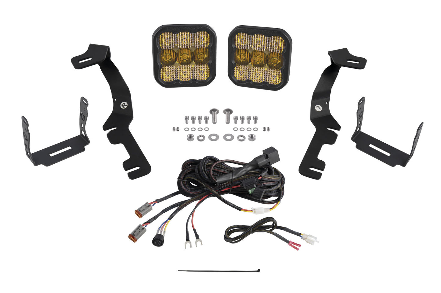 Diode Dynamics Stage Series Ditch Light Kit For 2019 2024 Ram  Ss5 Pro Yellow Combo - DD7606