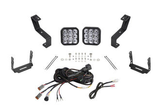 compare product Diode Dynamics Ss5 Bumper Led Pod Light Kit For 2019 2024 Ram  Sport White Driving - DD7617