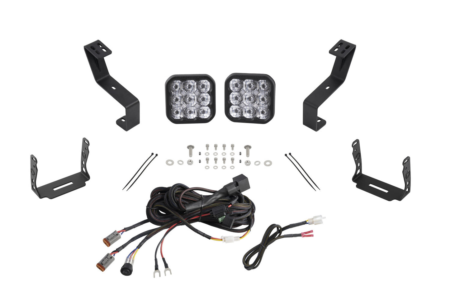 Diode Dynamics Ss5 Bumper Led Pod Light Kit For 2019 2024 Ram  Pro White Driving - DD7619