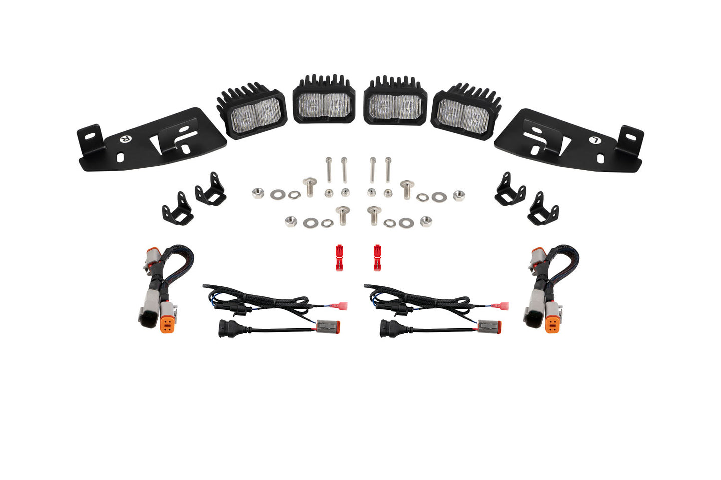 Diode Dynamics Ssc2 Led Fog Pocket Kit For 2019 2024 Ram  White Sport - DD7622