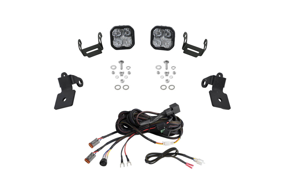 Diode Dynamics Polaris Rzr A Pillar Led Pod Kit  Ss3 Sport White Combo - DD7635