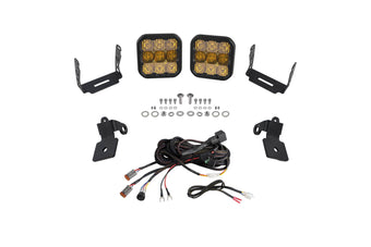 compare product Diode Dynamics Polaris Rzr A Pillar Led Pod Kit  Ss5 Sport Yellow Combo - DD7640