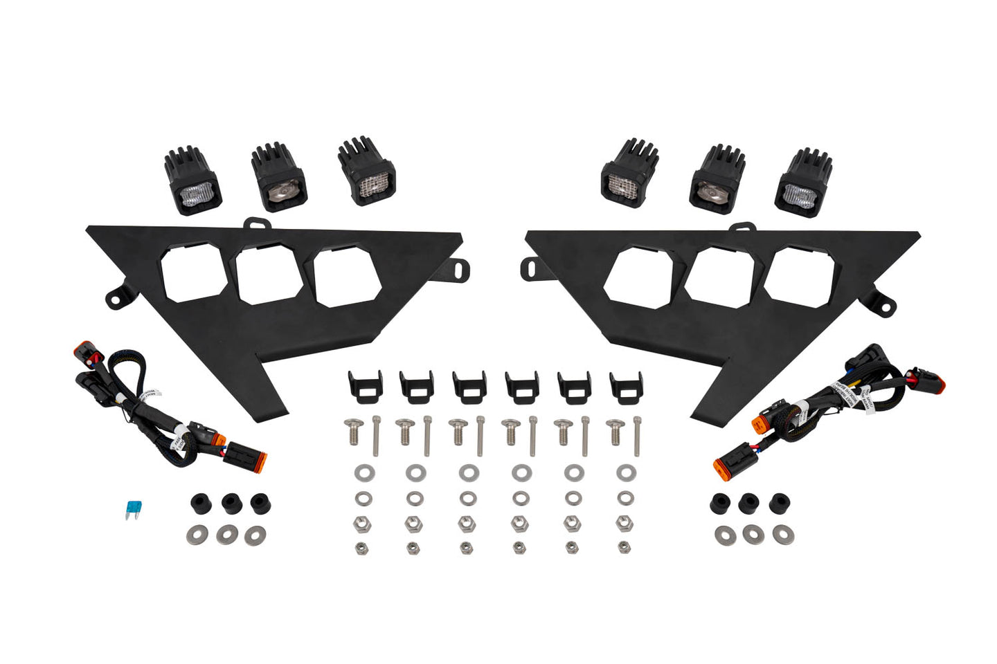 Diode Dynamics Polaris Rzr C1 Headlamp Kit  Pro White Abl (Pair) - DD7644