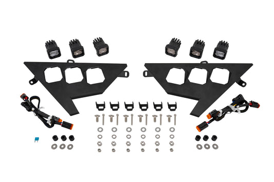 Diode Dynamics Polaris Rzr C1 Headlamp Kit  Pro White Abl (Pair) - DD7644