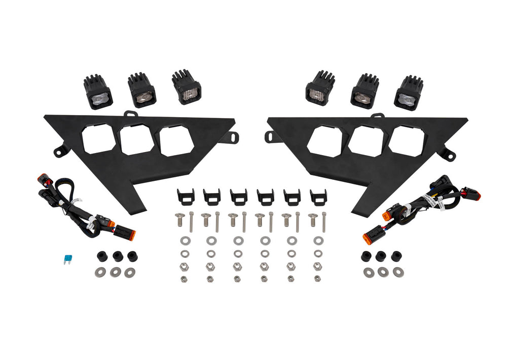 Diode Dynamics Polaris Rzr C1 Headlamp Kit  Sport White Abl (Pair) - DD7645