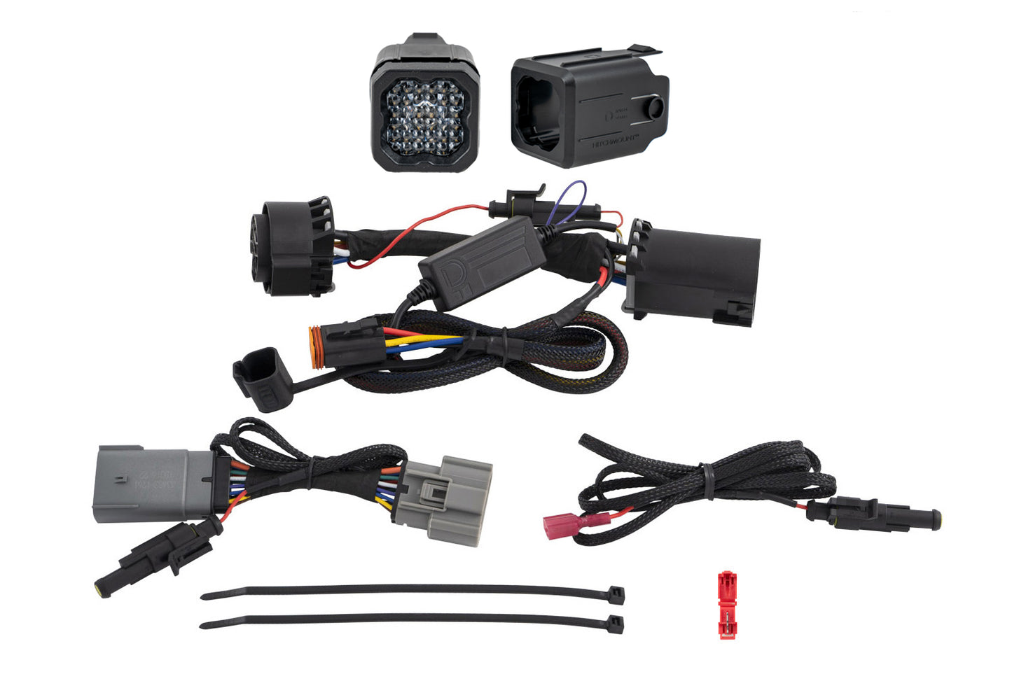 Diode Dynamics Hitch Mount Led Pod Reverse Kit For Ford F 150 2015 2020/Raptor 2017 2020  C1 R - DD7648