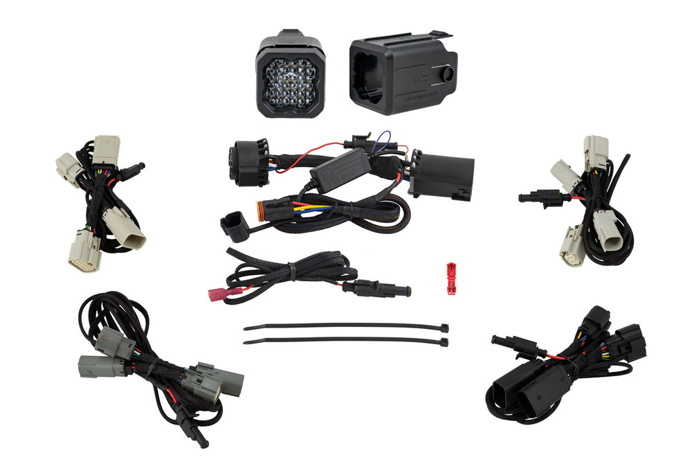Diode Dynamics Hitch Mount Led Pod Reverse Kit For Ford F 150 2021 2025  C1 R - DD7649