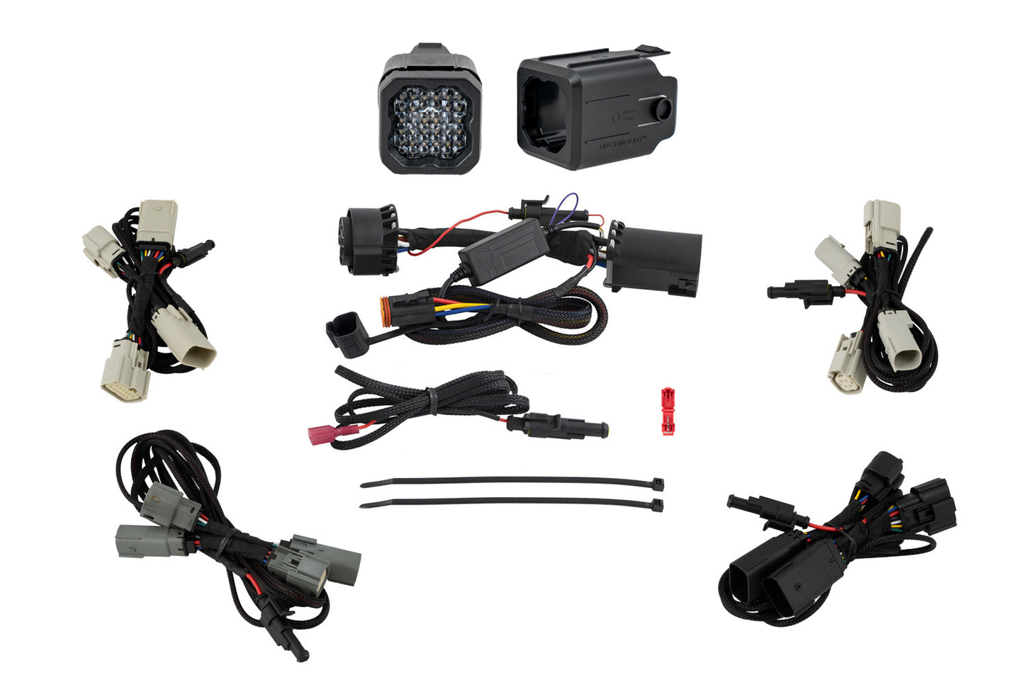 Diode Dynamics Hitch Mount Led Pod Reverse Kit For Ford F 150 2021 2025  C1 R - DD7649