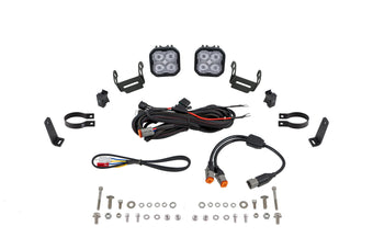 compare product Diode Dynamics Ss3 Led Bumper 2 Inch Roll Bar Kit  Sport White Sae Fog (Pair) - DD7716