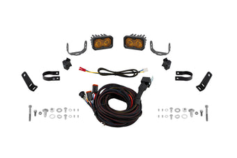 compare product Diode Dynamics Stage Series 1.5 Inch Roll Bar Chase Light Kit  C2 2.0 Sport Yellow (Pair) - DD7732