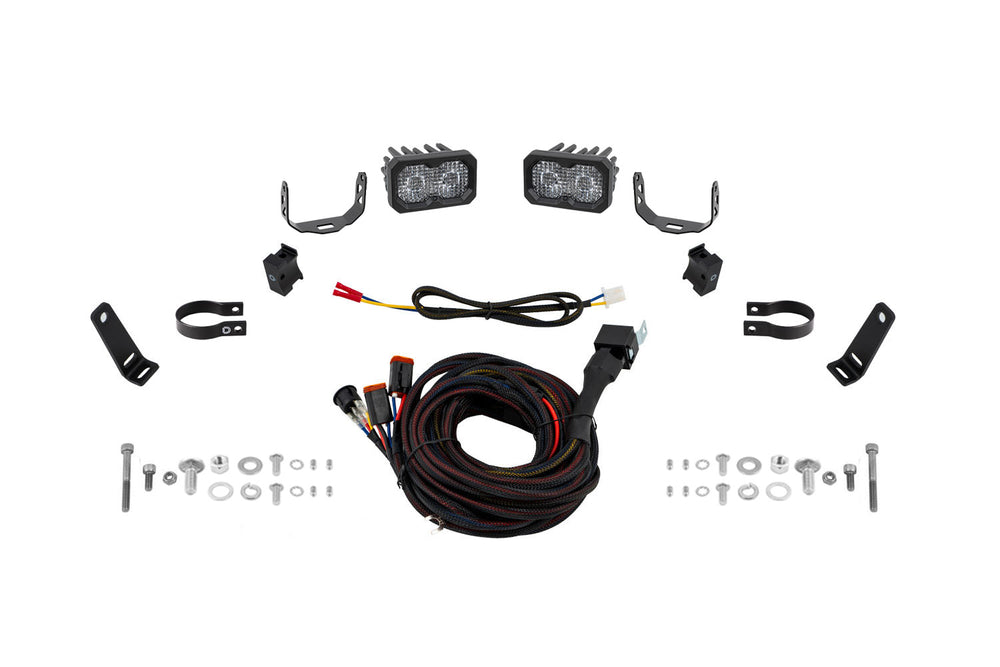 Diode Dynamics Stage Series 1.75 Inch Roll Bar Reverse Light Kit C2 2.0 Pro (Pair) - DD7735
