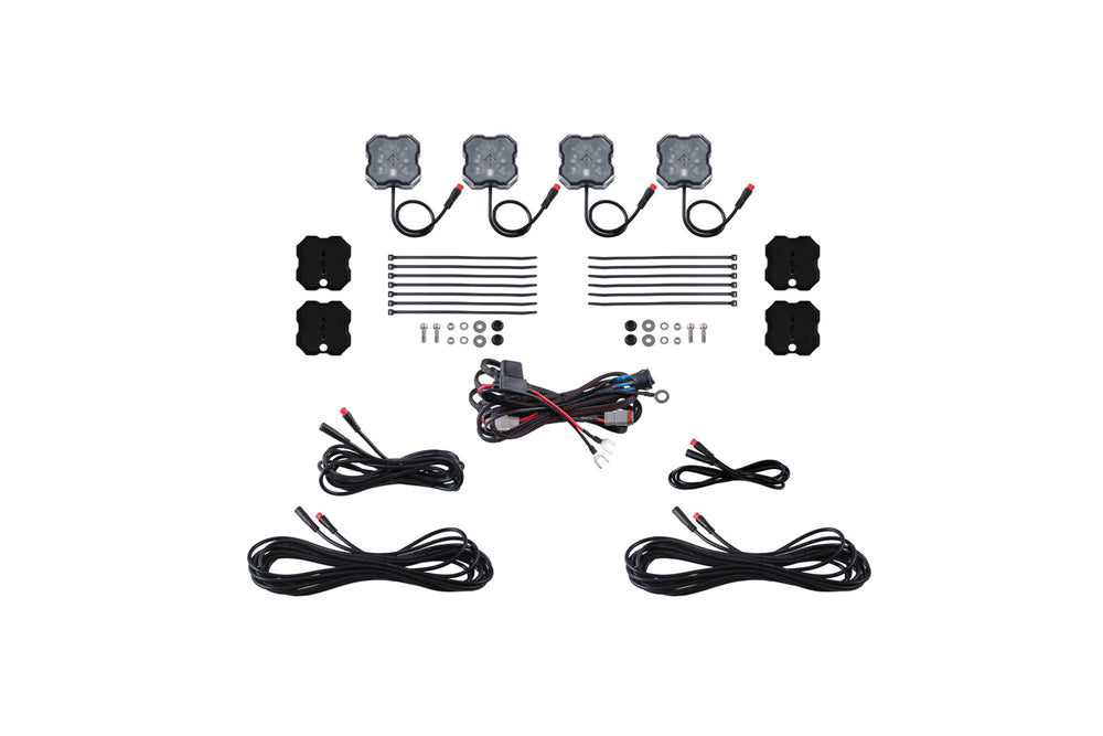 Diode Dynamics Rgbw Rock Light Installer Magnet Mount Kit (4 Pack) - DD7741