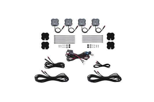 Diode Dynamics Rgbw Rock Light Installer Magnet Mount Kit (4 Pack) - DD7741