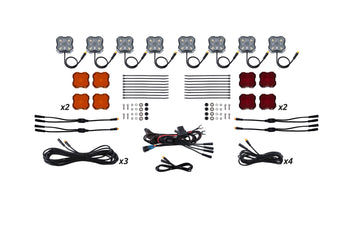 compare product Diode Dynamics Single Color Rock Light Installer Kit (8 Pack) - DD7742
