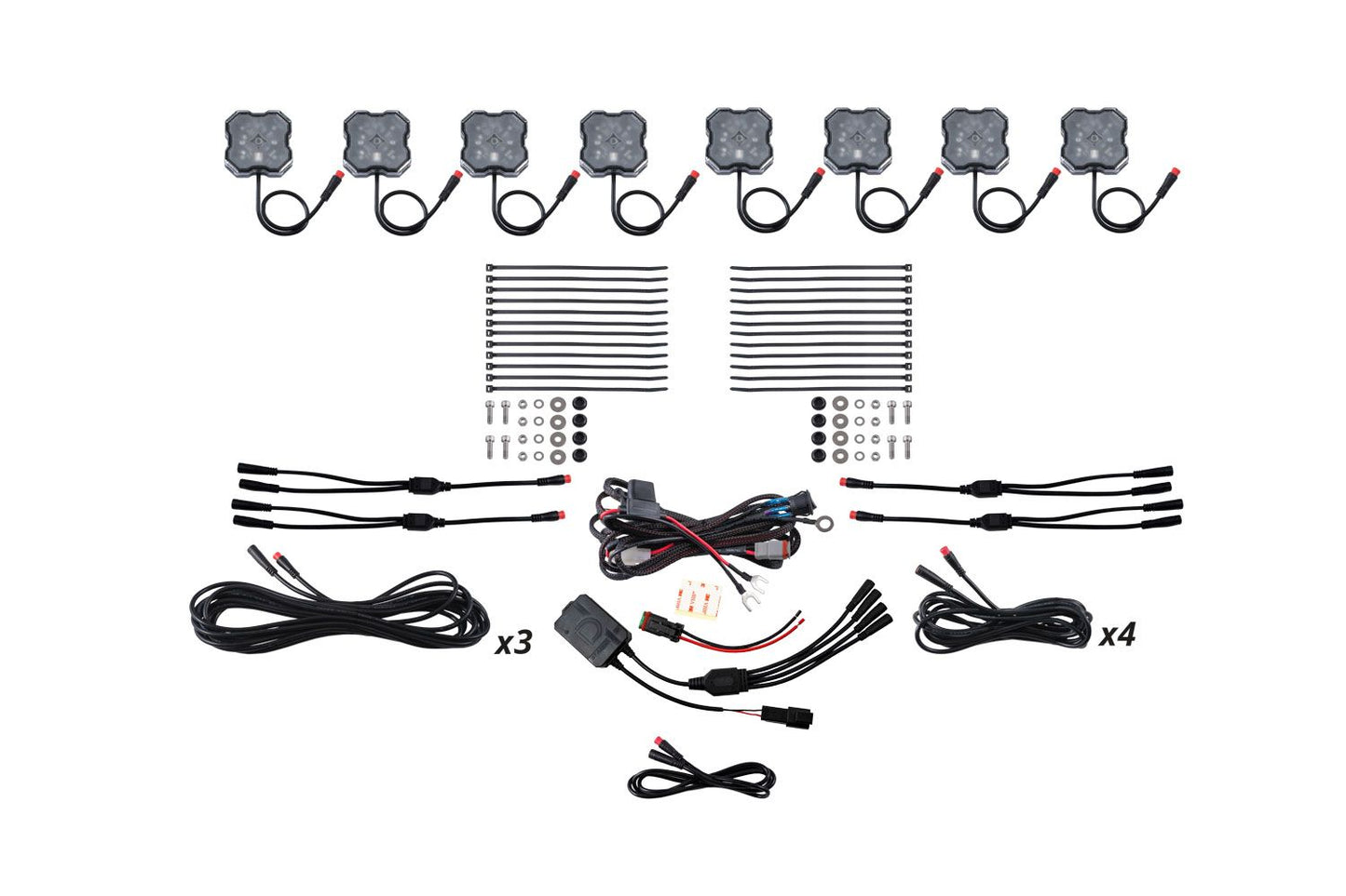 Diode Dynamics Stage Series LED Rock Light Kit – 8-Pack