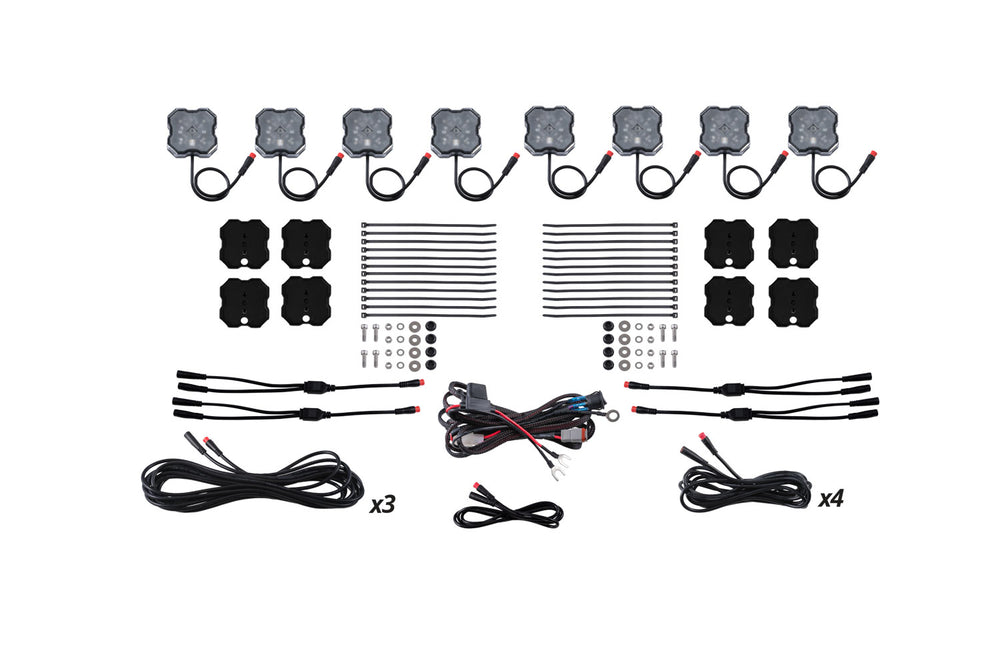 Diode Dynamics Rgbw Rock Light Installer Magnet Mount Kit (8 Pack) - DD7745