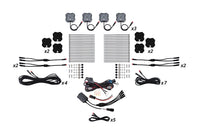Diode Dynamics Stage Series 12-Piece LED Rock Light Kit | Single-Color, Dual-Color & RGBW
