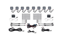 Diode Dynamics Stage Series SXS Rock Light Installer Kit – 8-Pack