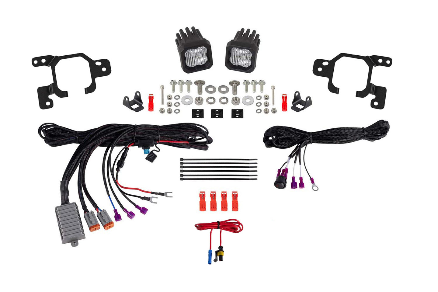 Diode Dynamics Ssc1 Add On Led Fog Light Kit Sae Fog For 2023 2026 Chevrolet Colorado  White - DD7804