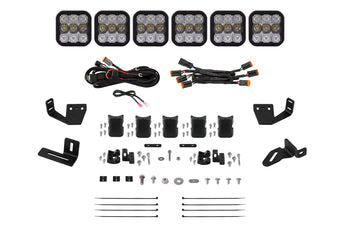 compare product Diode Dynamics Ss5 6 Pod Cross Link Mounting Kit For Prinsu/Sherpa Roof Racks  Sport White Combo - DD7816
