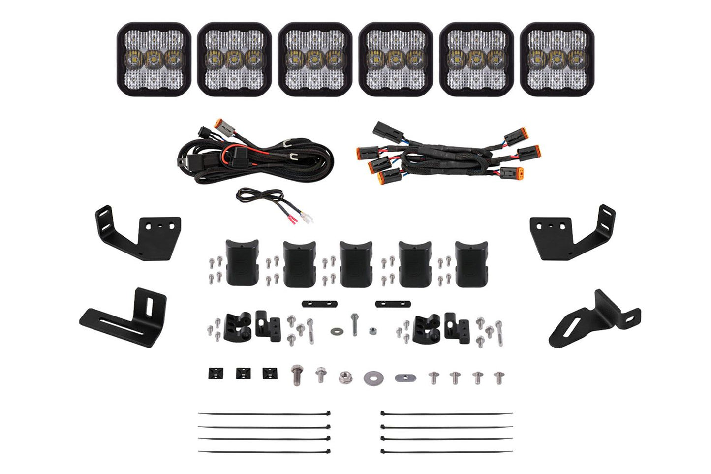 Diode Dynamics SS5 CrossLink Lightbar Kit for Prinsu & Sherpa Roof Racks