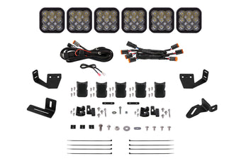 compare product Diode Dynamics Ss5 6 Pod Cross Link Mounting Kit For Prinsu/Sherpa Roof Racks  Sport White Driving - DD7818