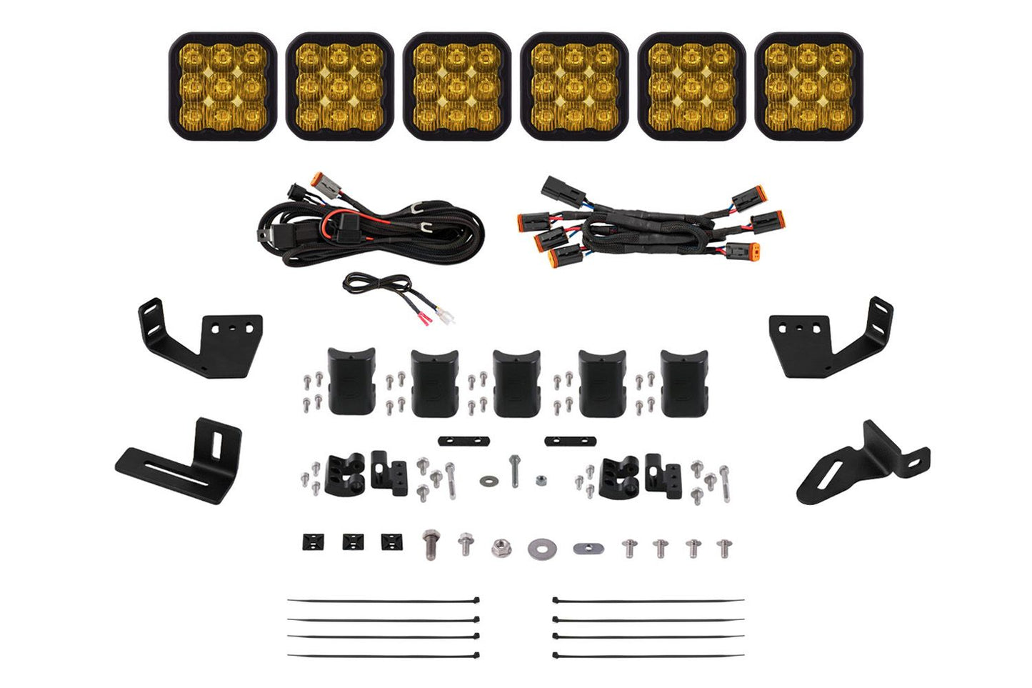 Diode Dynamics SS5 CrossLink Lightbar Kit for Prinsu & Sherpa Roof Racks