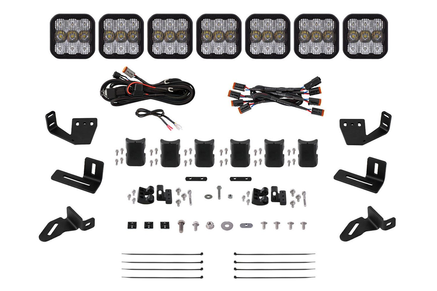 Diode Dynamics SS5 CrossLink Lightbar Kit for Prinsu & Sherpa Roof Racks