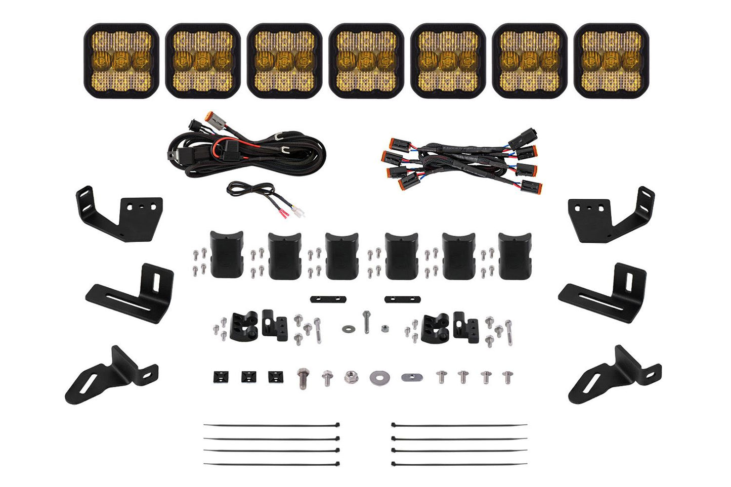 Diode Dynamics SS5 CrossLink Lightbar Kit for Prinsu & Sherpa Roof Racks