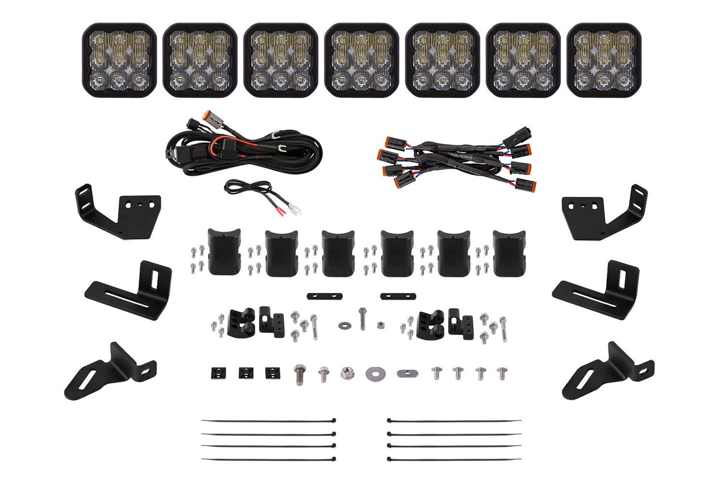 Diode Dynamics SS5 CrossLink Lightbar Kit for Prinsu & Sherpa Roof Racks