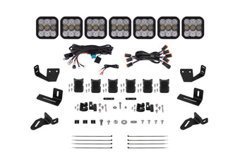 compare product Diode Dynamics Ss5 7 Pod Cross Link Mounting Kit For Prinsu/Sherpa Roof Racks  Pro White Combo - DD7828