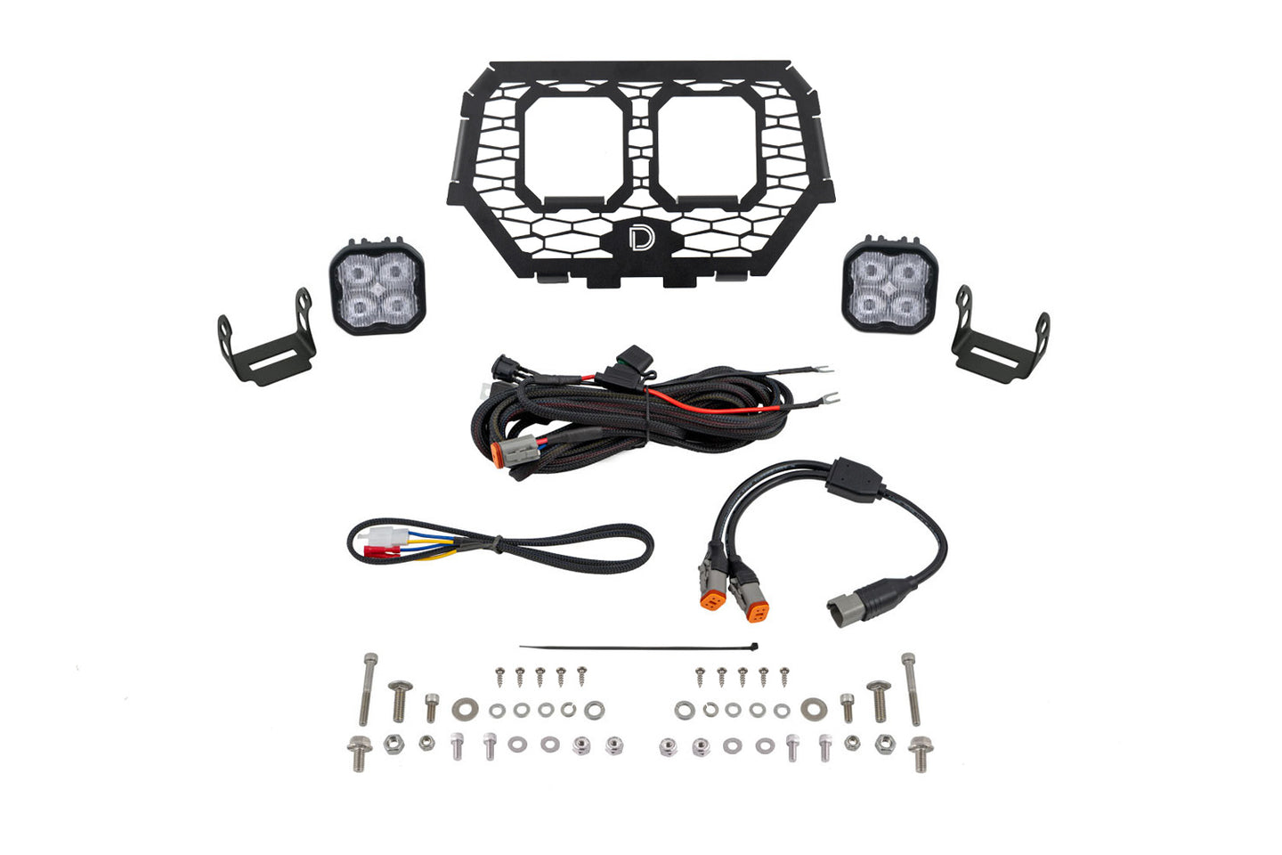 Diode Dynamics Stage Series Led Grille Kit For 2014 2018 Polaris Rzr Xp  Sport White Fog - DD7857