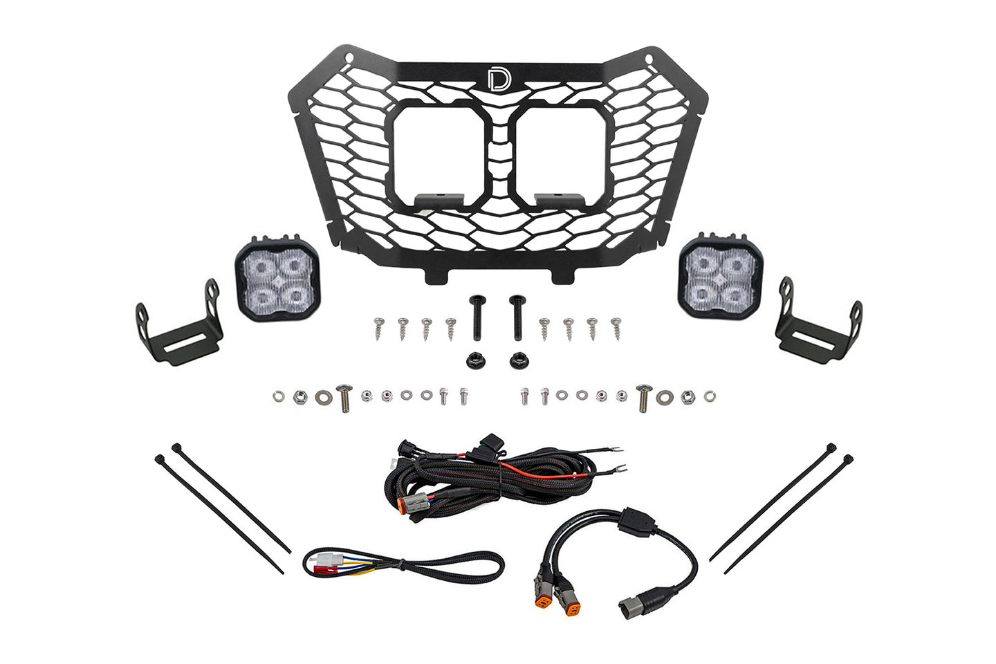 Diode Dynamics Stage Series Led Grille Kit For 2022 2024 Honda Talon  Sport White Fog - DD7901