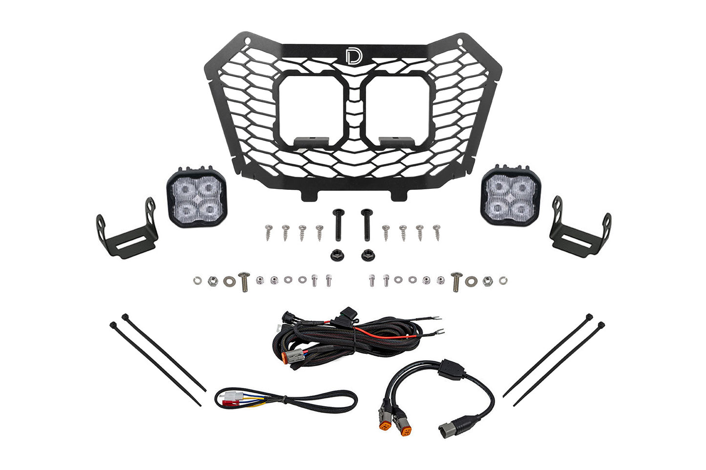 Diode Dynamics Stage Series Led Grille Kit For 2022 2024 Honda Talon  Sport White Fog - DD7901