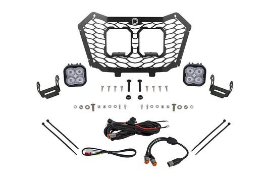 Diode Dynamics Stage Series Led Grille Kit For 2022 2024 Honda Talon  Sport White Fog - DD7901