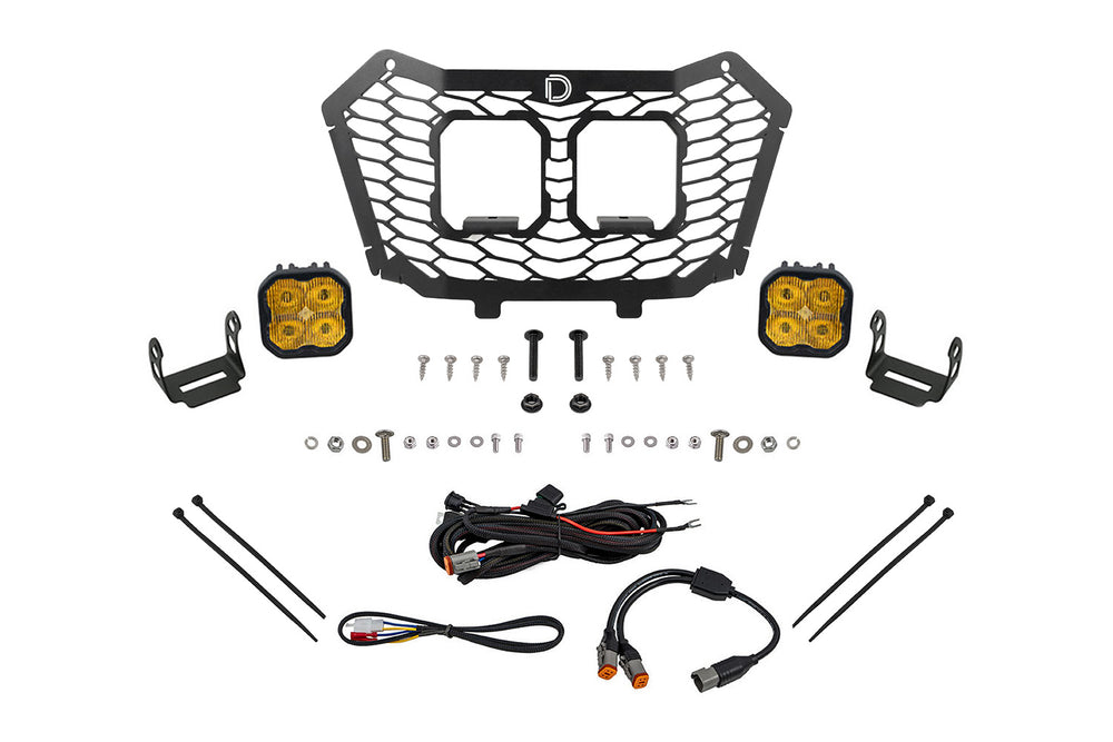 Diode Dynamics Stage Series Led Grille Kit For 2022 2024 Honda Talon  Sport Yellow Fog - DD7902