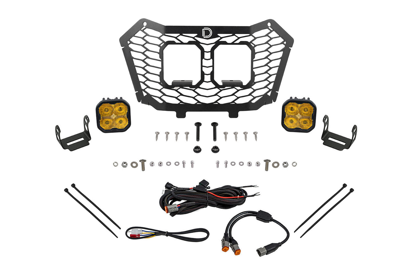 Diode Dynamics Stage Series Led Grille Kit For 2022 2024 Honda Talon  Sport Yellow Fog - DD7902