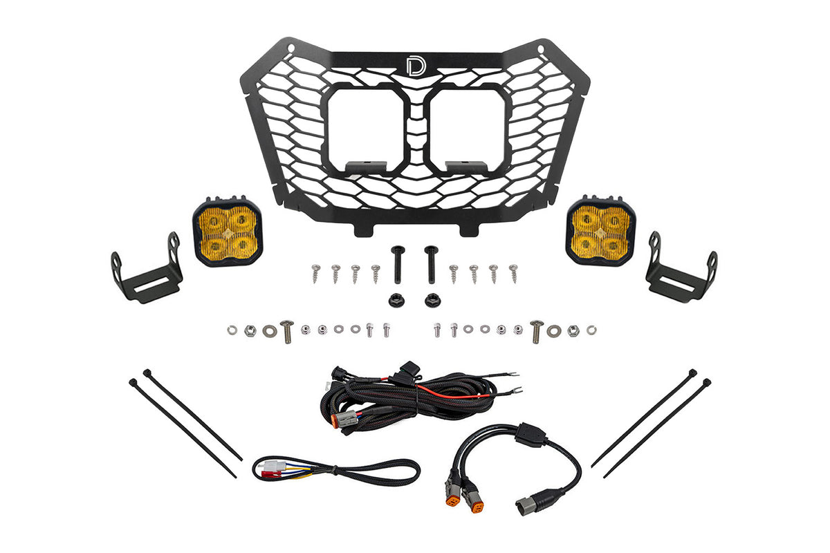 Diode Dynamics Stage Series Led Grille Kit For 2022 2024 Honda Talon  Pro Yellow Fog - DD7906
