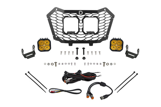 Diode Dynamics Stage Series Led Grille Kit For 2022 2024 Honda Talon  Pro Yellow Fog - DD7906