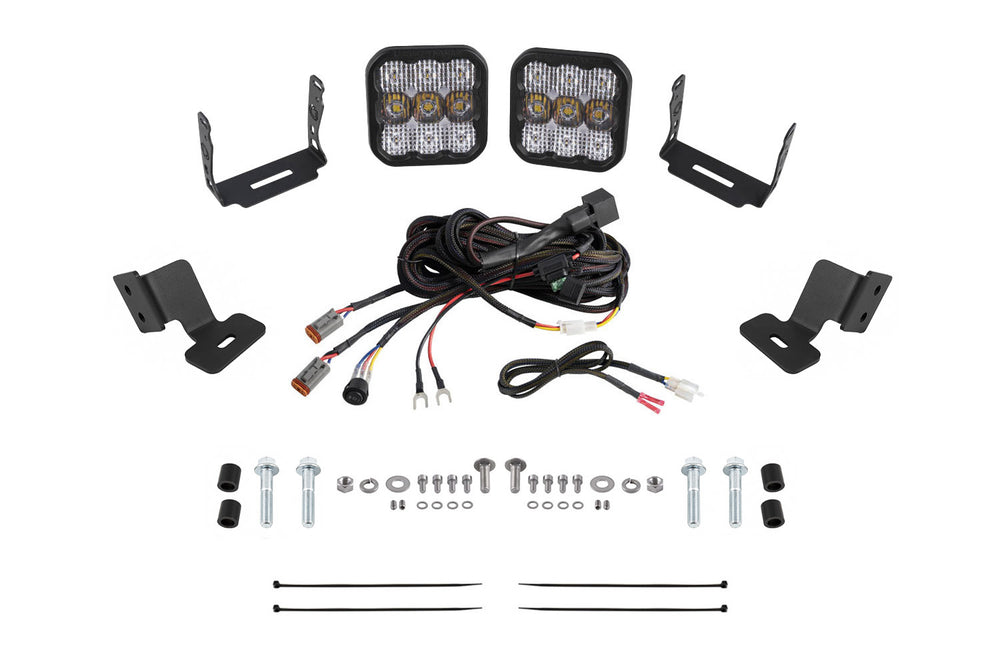 Diode Dynamics Stage Series Ditch Light Kit For 2019 2024 Honda Talon  Ss5 Sport White Combo - DD7912