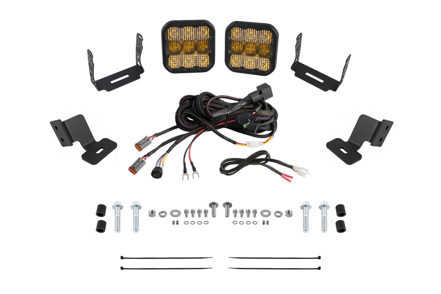 Diode Dynamics Stage Series Ditch Light Kit For 2019 2024 Honda Talon  Ss5 Sport Yellow Combo - DD7913