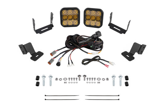 Diode Dynamics Stage Series Ditch Light Kit For 2019 2024 Honda Talon  Ss5 Sport Yellow Combo - DD7913