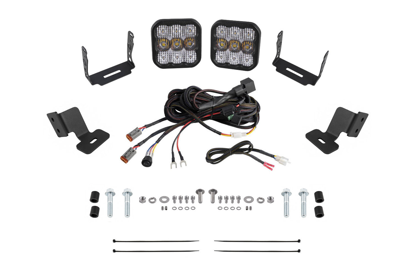 Diode Dynamics Stage Series Ditch Light Kit For 2019 2024 Honda Talon  Ss5 Pro White Combo - DD7914