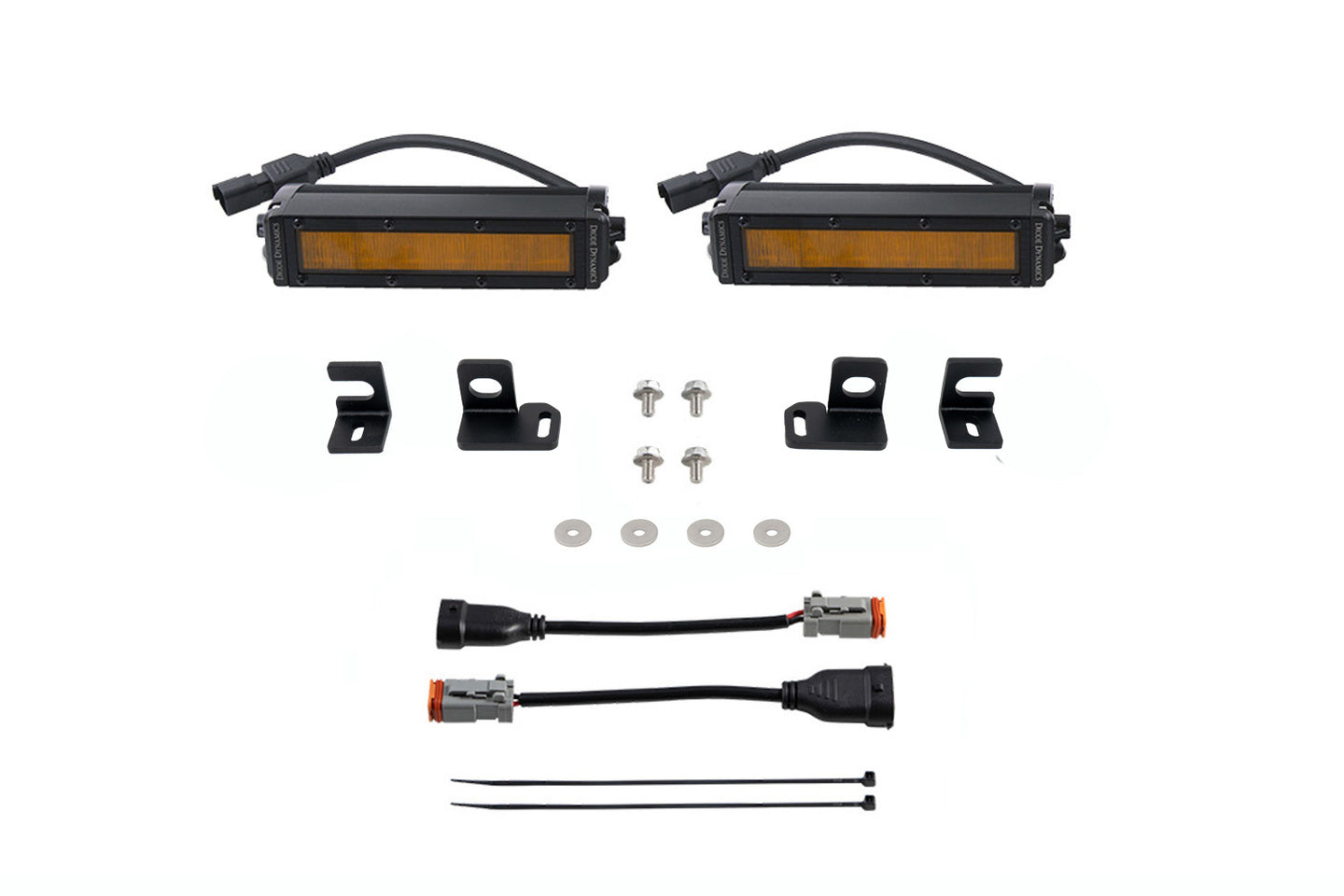 Diode Dynamics Ss6 Led Fog Light Kit For 2024+ Toyota Tacoma  Amber Wide - DD7932