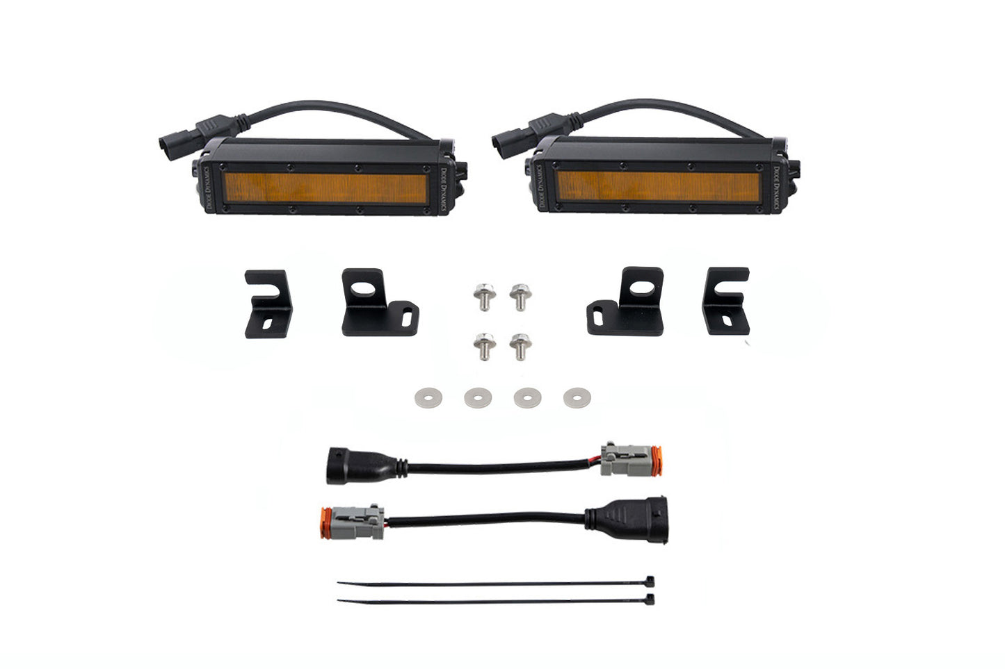 Diode Dynamics Ss6 Led Fog Light Kit For 2024+ Toyota Tacoma  Amber Wide - DD7932